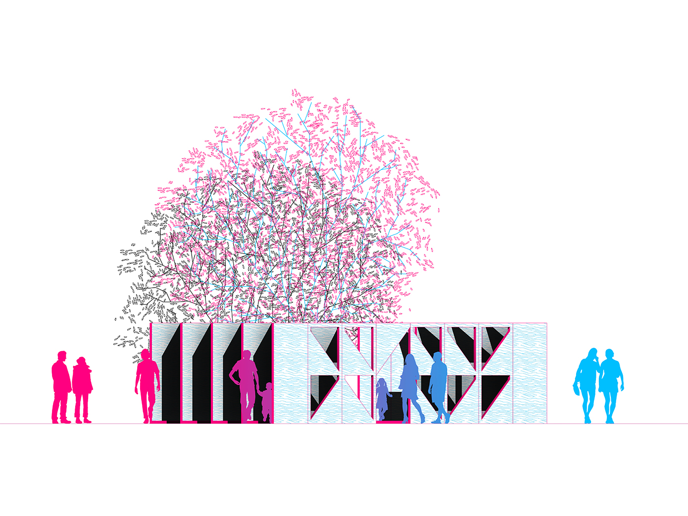 Concurso de diseño del pabellón de información de Concéntrico 04 - Festival de arquitectura y diseño de Logroño 2018